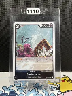 Bartolomeo OP04-089 Judge Stamped Foil Rare One Piece Card (1110) - Image 1