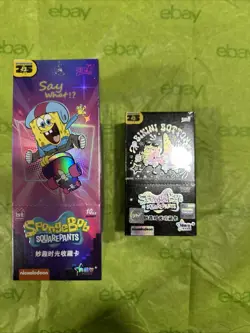 Spongebob Cards 25th Anniversary Kayou LOT OF 2 Boxes Trading Card's NEW/SEALED - Image 1