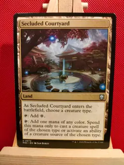 Secluded Courtyard - Modern Horizons 3 Commander - Uncommon - NM (see pics) MTG - Image 1