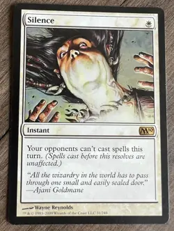 MTG Silence Magic 2010 31/249 Regular Rare - Image 1