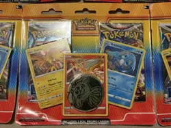 Lot Of 5 Pokemon TCG SW/SH 2 Pack Blister Zapdos Moltres Articuno + Coin NEW - Image 5