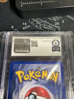 2000 Pokemon Ponyta Chinese Base Set 1st Edi 60/102 World Record Gray Collection - Image 5