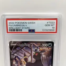Umbreon V - TG22/TG30 PSA 10 Brilliant Stars Trainer Gallery Pokemon - GEM MINT - Image 2