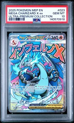 Pokemon Mega Charizard X ex 023 /And ORICORIO 024 MEV Black Star Promo - PSA 10 - Image 2