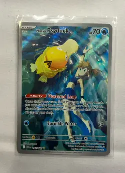 2025 Pokemon Misty's Psyduck IR Destined Rivals 193/182 NM Fresh Packed - Image 1