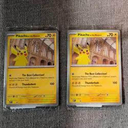 Pikachu At The Museum, Pokemon X Natural History Museum Jumbo Promo - SEALED - Image 1