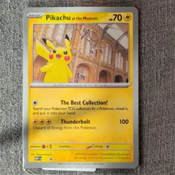 Pikachu At The Museum, Pokemon X Natural History Museum Jumbo Promo - SEALED - Image 4