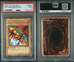 2024 Yugioh Retro Pack 1 Left Arm of the Forbidden One #RP01-EN020 PSA 9 - Image 3