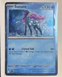 Pokemon Suicune 026/094 Phantasmal Flames Cosmo Holo Knockout Exclusive TCG NM - Image 1