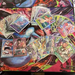 One Piece CCG Card Lot 57x SR, 13x AR, 8x SEC, 2x Leaders - Image 1