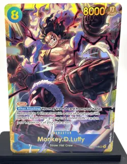 Monkey D. Luffy (118), OP11-118, A Fist of Divine Speed, Foil, One Piece TCG - Image 1