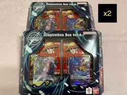 One Piece TCG Illustration Box Vol. 6 LOT OF 2 BRAND NEW AND SEALED - Image 1