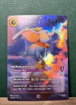 Disney Lorcana Dumbo Ninth Wonder of the Universe Enchanted 228/204 EN 9 - Image 1