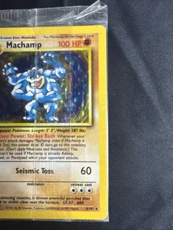 Pokemon TCG Machamp Base Set 8/102 Holo 1st Edition Holo Rare Sealed - Image 4