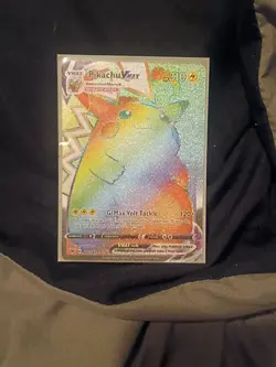 Pokemon Pikachu TCG VMAX Rainbow Rare Card G-Max Volt Tackle with 310 HP - Image 1