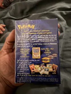 Pokemon TCG 2-Player Starter Set Theme Deck Base Set WOTC 1999 Factory Sealed - Image 2