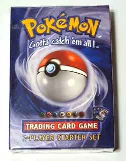 Pokemon 2-Player Starter Base Set Theme Deck WOTC 1999 TCG Factory SEALED - Image 1