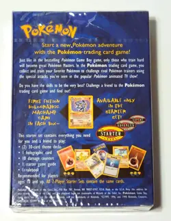 Pokemon 2-Player Starter Base Set Theme Deck WOTC 1999 TCG Factory SEALED - Image 3