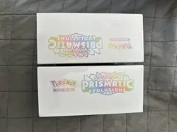 Lot of 2 Prismatic Evolutions Pokemon Center ETB's Factory Sealed New - Image 4