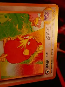 LP/NM JAPANESE Pokemon RATICATE Card RAINBOW ISLAND #020 Southern Islands Promo - Image 4