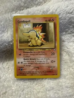Pokemon TCG Cyndaquil (57) 057/111 Neo Genesis Common card Unlimited - Image 1
