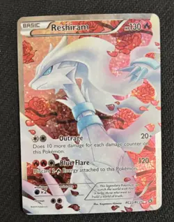 Reshiram - RC22/RC25 - Pokemon Legendary Treasures Radiant Collection Card LP- - Image 1