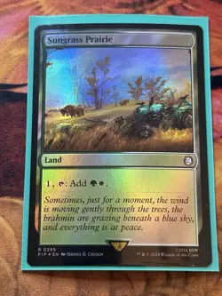 Sungrass Prairie - Foil Fallout MTG Magic The Gathering - Image 3
