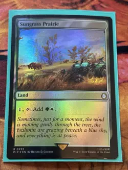 Sungrass Prairie - Foil Fallout MTG Magic The Gathering - Image 5