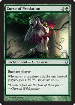 4x Curse of Predation NM-Mint, English Commander 2013 MTG Magic - Image 1