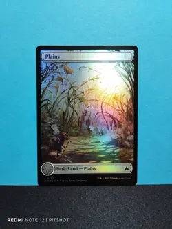 FOIL FULLART Plains / Ebene - MTG Magic - Image 1