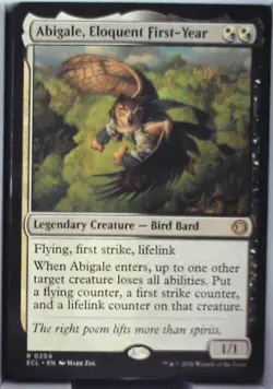 Abigale, Eloquent First-Year - Lorwyn Eclipsed: #204, MTG Nm C252 - Image 1