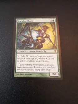 Harabaz Druid x1 MTG Worldwake 1x Magic Excellent Light Play LP - Image 1