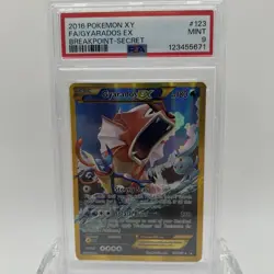 Pokemon TCG XY Breakpoint Gyrados EX #123/122 PSA 9 MINT Secret - Image 1