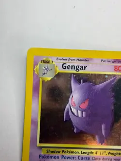 Gengar Holo Fossil Set 1999 Pokemon Card - Excellent Condition, Light Wear - Image 5