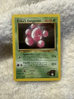Pokemon TCG Erika's Exeggcute Gym Heroes 77/132 Regular Unlimited Common - Image 1