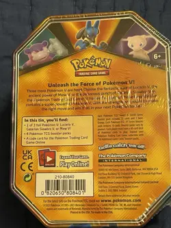 Pokemon TCG Mew V Forces Tin - New & Factory Sealed - 4 packs + Holo Promo - Image 2