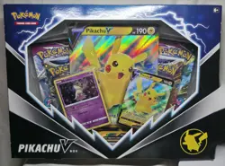 Pokemon TCG Pikachu V Box Rare Pikachu + Mimikyu Promo Authentic Factory Sealed - Image 1