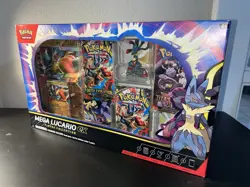 Pokemon Mega Lucario EX TCG Figure Collection Box *READ DESCRIPTION * - Image 1