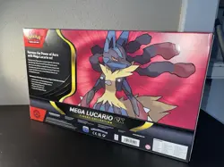 Pokemon Mega Lucario EX TCG Figure Collection Box *READ DESCRIPTION * - Image 2
