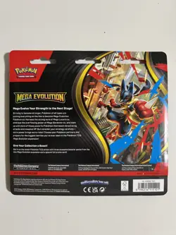 Mega Evolution 3 Booster Packs | Golduck Promo New Pokemon Card | English | UK - Image 2