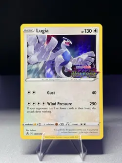 Pokemon TCG Lugia SWSH069 Vivid Voltage Stamped Promo Near Mint - Image 1