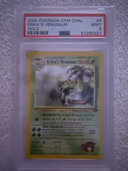 Pokemon Erika’s Venusaur Holo - Gym Challenge 2000 - PSA 9 MINT - Selten! - Image 1