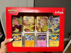 Pokemon Scarlet & Violet-151 Mini Tin 4-Pack Box Raichu Machamp Gengar Dragonite - Image 1