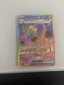 Pokemon Alolan Exeggutor EX 242/191 Full Art Special Illustration Rare Holo Sv08 - Image 1