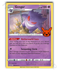 Pokemon TCG | Trick or Trade 2023 Halloween | Gengar - Image 1