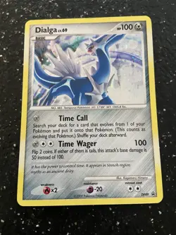 Pokemon TCG Dialga DP49 Diamond and Pearl Holo - Image 1