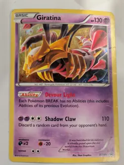 Giratina XY184 Cosmos Holo - Black Star Promo Pokemon Holo Foil Nice! - Image 1