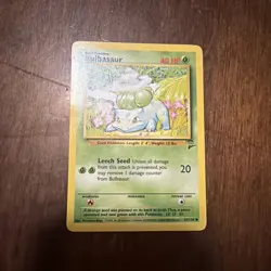Base set 2 Pokemon TCG Pokemon Bulbasaur Common nm - Image 1