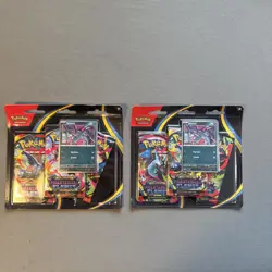 2x*SEALED* Pokemon TCG: Phantasmal Flames 3 Pack Blister Sneasel - 6 Packs Total - Image 1