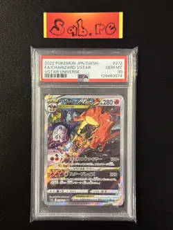 PSA 10 Charizard VSTAR Japanese Universe S12a 212/172 Pokemon Card - Image 1